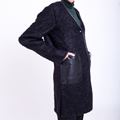 Picture of Leather trim coat