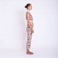 Picture of Mandolin print silk trousers