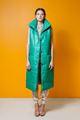 Picture of Green quilted vest coat 