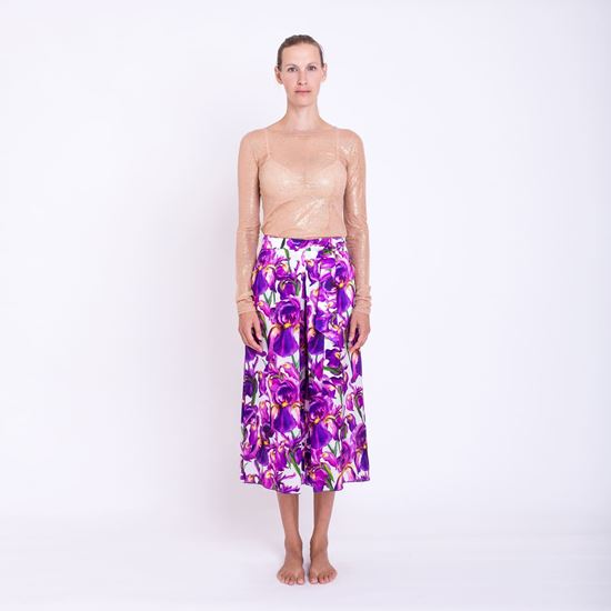 Obrázek z Hedvábná kalhotová sukně 