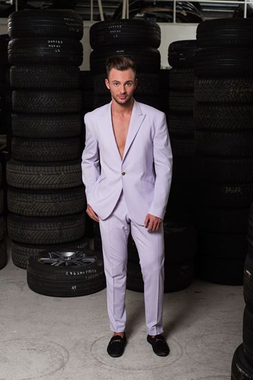Picture of Made to Measure suit POWDER PINK