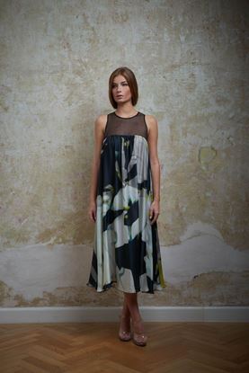 Picture of Silk print dress