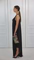 Picture of Silk assymetrical evening black dress