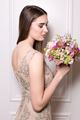 Picture of Sheer delicate lace wedding dress
