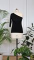 Picture of One-shoulder top black