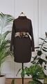 Picture of Basic turtleneck dress brown