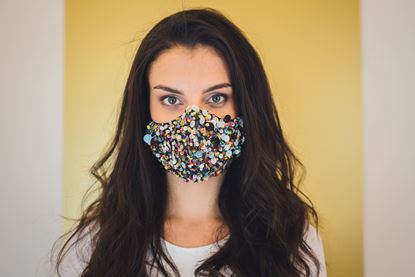 Picture of Fancy face mask colorful