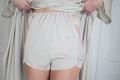 Picture of Gown and shorts with lace gray